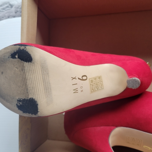 MiX No 6 Red Platform soft bootie - Picture 3 of 4